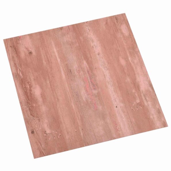 vidaXL Podlahové dosky 55 pcs Červená 5,11 m² PVC – Obrázok 2