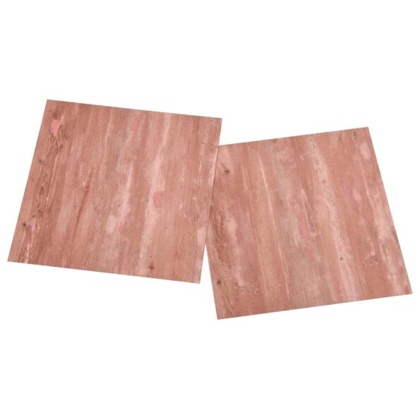 vidaXL Podlahové dosky 55 pcs Červená 5,11 m² PVC – Obrázok 4