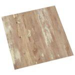 vidaXL Podlahové dosky 5,11 m² 55 pcs PVC Krémová a svetlo hnedá – Obrázok 2