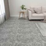 vidaXL Podlahové dosky 5,11 m² 55 pcs PVC Sivá