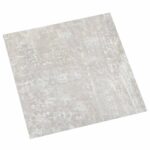 vidaXL Podlahové dosky 5,11 m² 55 pcs PVC Biela a drevo – Obrázok 2