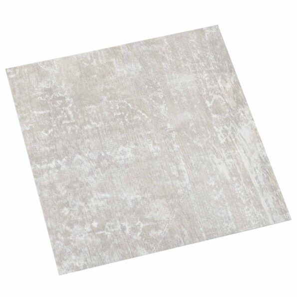 vidaXL Podlahové dosky 5,11 m² 55 pcs PVC Biela a drevo – Obrázok 2