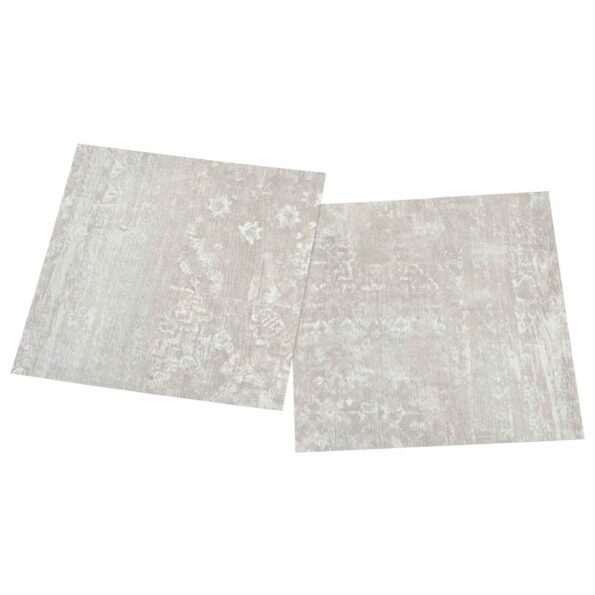 vidaXL Podlahové dosky 5,11 m² 55 pcs PVC Biela a drevo – Obrázok 4