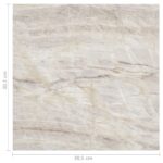 vidaXL Podlahové dosky 5,11 m² 55 pcs PVC Hnedá a béžová – Obrázok 11