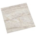 vidaXL Podlahové dosky 5,11 m² 55 pcs PVC Hnedá a béžová – Obrázok 2