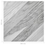 vidaXL Podlahové dosky 55 pcs Biely 5,11 m² PVC – Obrázok 11