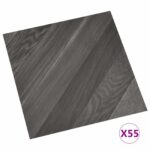 vidaXL Podlahové dosky 55 pcs Biely 5,11 m² PVC – Obrázok 3