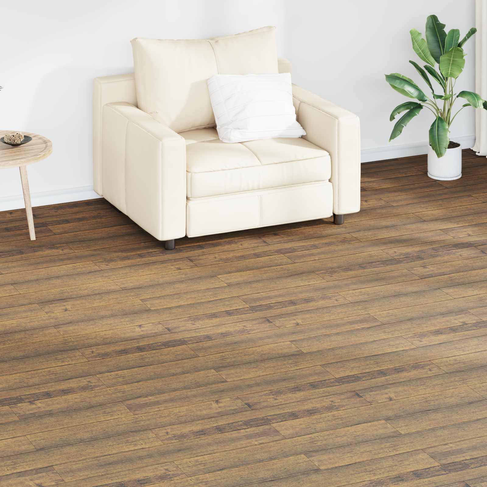 42046431_1.jpg vidaXL Podlahové dosky 18 pcs Walnutová hnedá 2,51 m² PVC – Obrázok 1