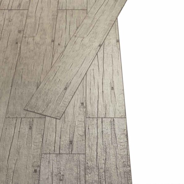 vidaXL Podlahové dosky 2,51 m² 18 pcs PVC Vyblednutý dub – Obrázok 4