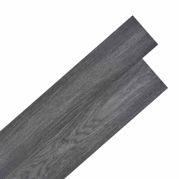vidaXL Podlahové dosky 18 pcs Čierna a biela 2,51 m² PVC – Obrázok 2