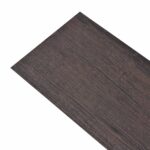vidaXL Podlahové dosky 18 pcs Tmavohnedá 2,51 m² PVC – Obrázok 3