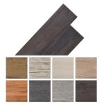 vidaXL Podlahové dosky 18 pcs Tmavohnedá 2,51 m² PVC – Obrázok 7