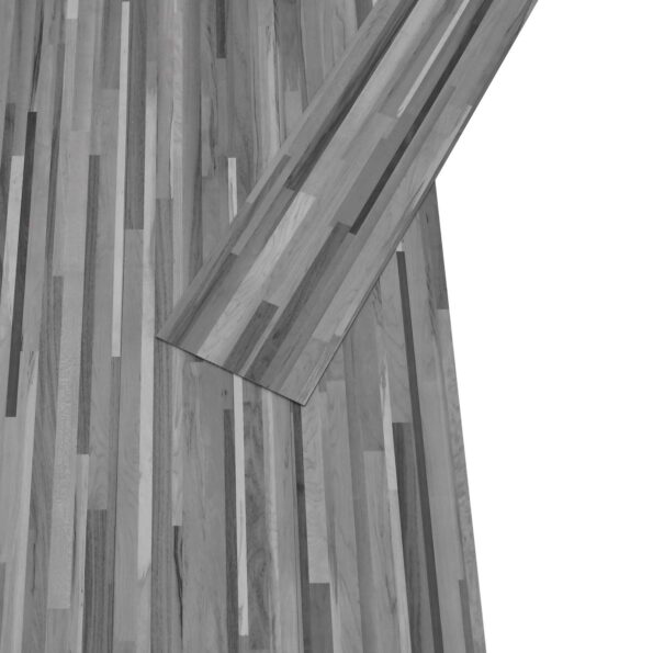 vidaXL Podlahové dosky 2,51 m² 18 pcs PVC Pruhovaná šedá – Obrázok 4