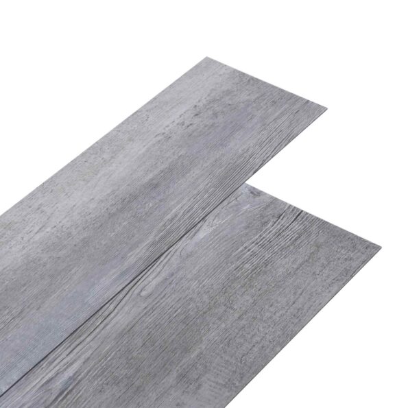vidaXL Podlahové dosky 2,51 m² 18 pcs PVC Matná drevená šedá – Obrázok 2