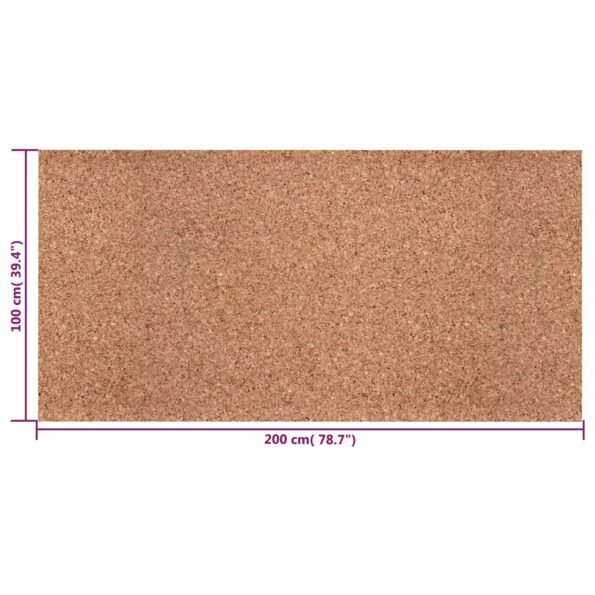 vidaXL Korková rolka Hnedá 100 x 200 x 0,8 cm Korok – Obrázok 7