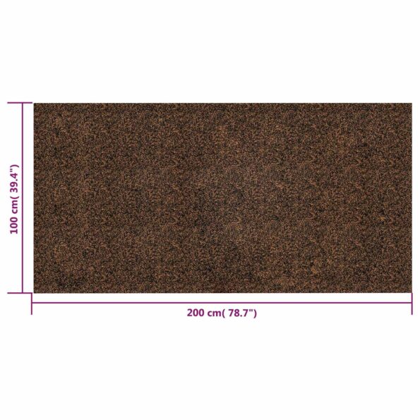 vidaXL Korkový valec Hnedá 200 x 100 cm Korek a guma – Obrázok 7