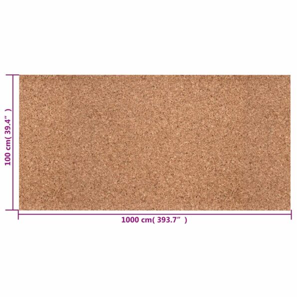 vidaXL Korková rolka Hnedá 100 x 1000 x 0,2 cm Korok – Obrázok 7