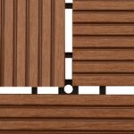 vidaXL Dlažba na terasu 11 pcs Hnedá 30 x 30 cm drevoplast – Obrázok 7