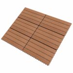 vidaXL Dlažba na terasu 6 pcs Hnedá 60 x 30 cm drevoplast – Obrázok 3