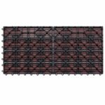 vidaXL Dlažba na terasu 6 pcs Hnedá 60 x 30 cm drevoplast – Obrázok 4