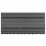 vidaXL Dlažba na terasu 6 pcs Biely 60 x 30 cm drevoplast – Obrázok 6