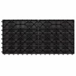 vidaXL Dlažba na terasu 6 pcs Tmavohnedá 60 x 30 cm drevoplast – Obrázok 3