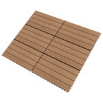 vidaXL Dlažba na terasu 6 pcs Hnedá 60 x 30 cm drevoplast – Obrázok 2