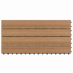 vidaXL Dlažba na terasu 6 pcs Hnedá 60 x 30 cm drevoplast – Obrázok 5