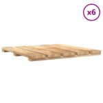 vidaXL Dlažba na terasu 6 pcs Hnedá 50 x 50 cm – Obrázok 2