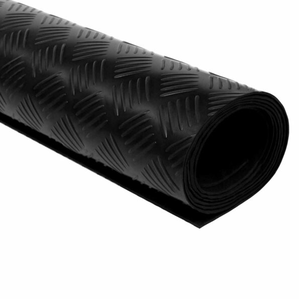 vidaXL Podlahový matrac Čierna 1 x 2 m Guma – Obrázok 3