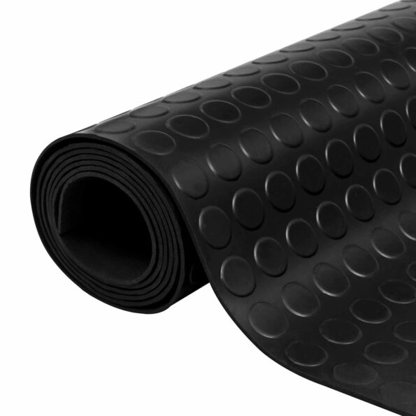 vidaXL Podlahový matrac Čierna 1 x 2 m Guma – Obrázok 2