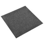 vidaXL Koberec 20 pcs Antracit 50 x 50 cm 100% polypropylén