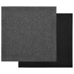 vidaXL Koberec 20 pcs Antracit 50 x 50 cm 100% polypropylén – Obrázok 3