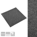 vidaXL Koberec 20 pcs Antracit 50 x 50 cm 100% polypropylén – Obrázok 7
