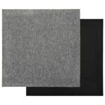 vidaXL Koberec 20 pcs Biely 50 x 50 cm 100% polypropylén – Obrázok 3