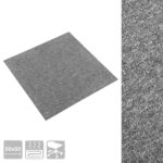 vidaXL Koberec 20 pcs Biely 50 x 50 cm 100% polypropylén – Obrázok 7