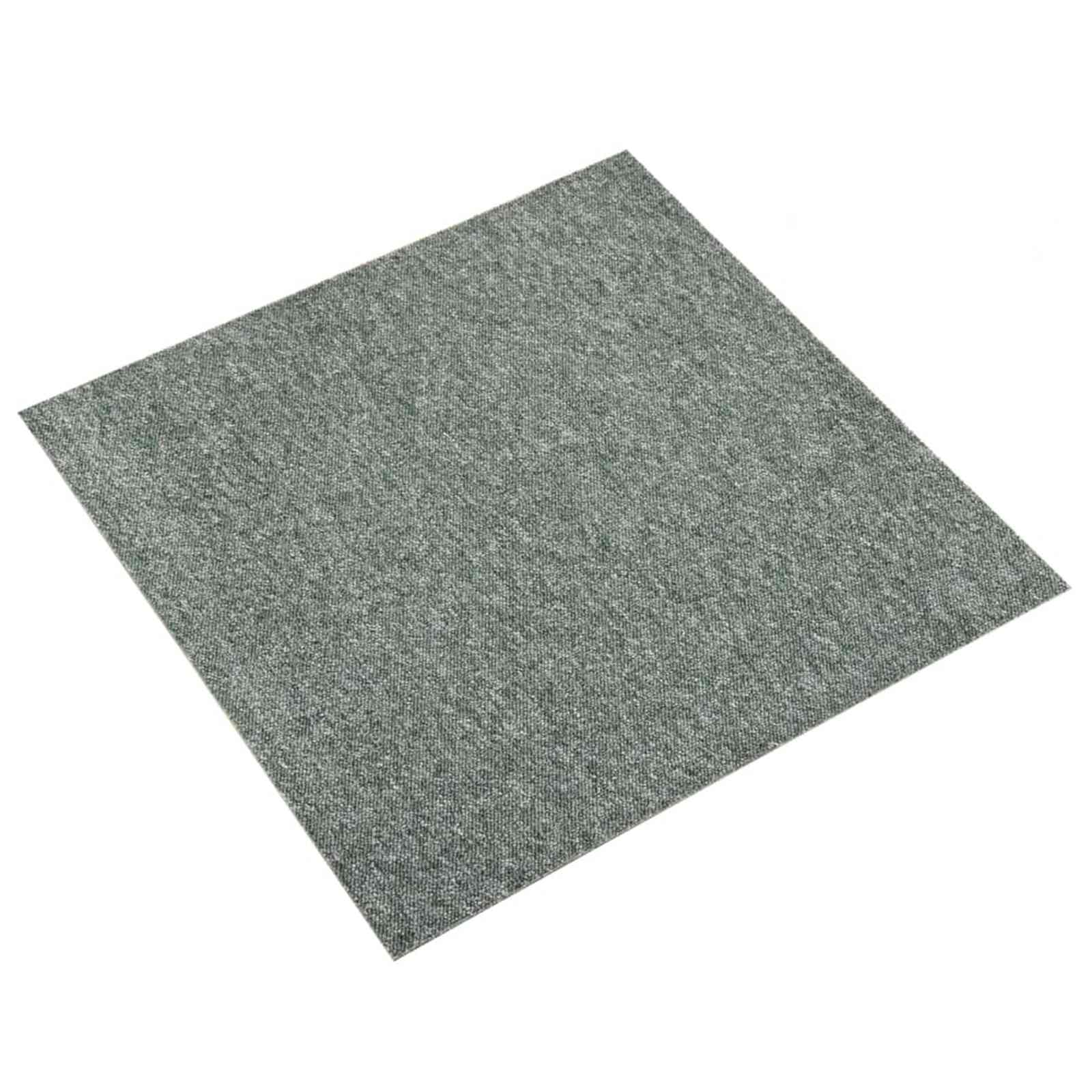 42046749_1.jpg vidaXL Koberec 20 pcs Zelená 50 x 50 cm 100% polypropylén – Obrázok 1