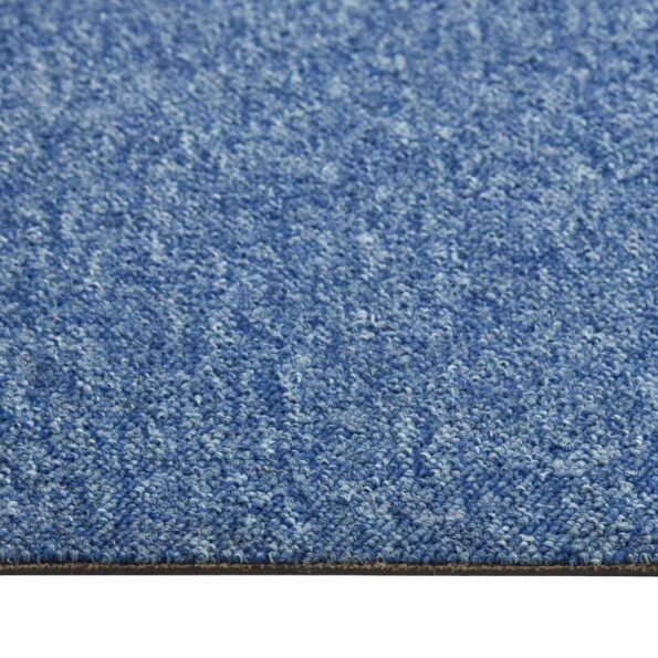 vidaXL Koberec 20 pcs Modrá 50 x 50 cm 100% polypropylén – Obrázok 4