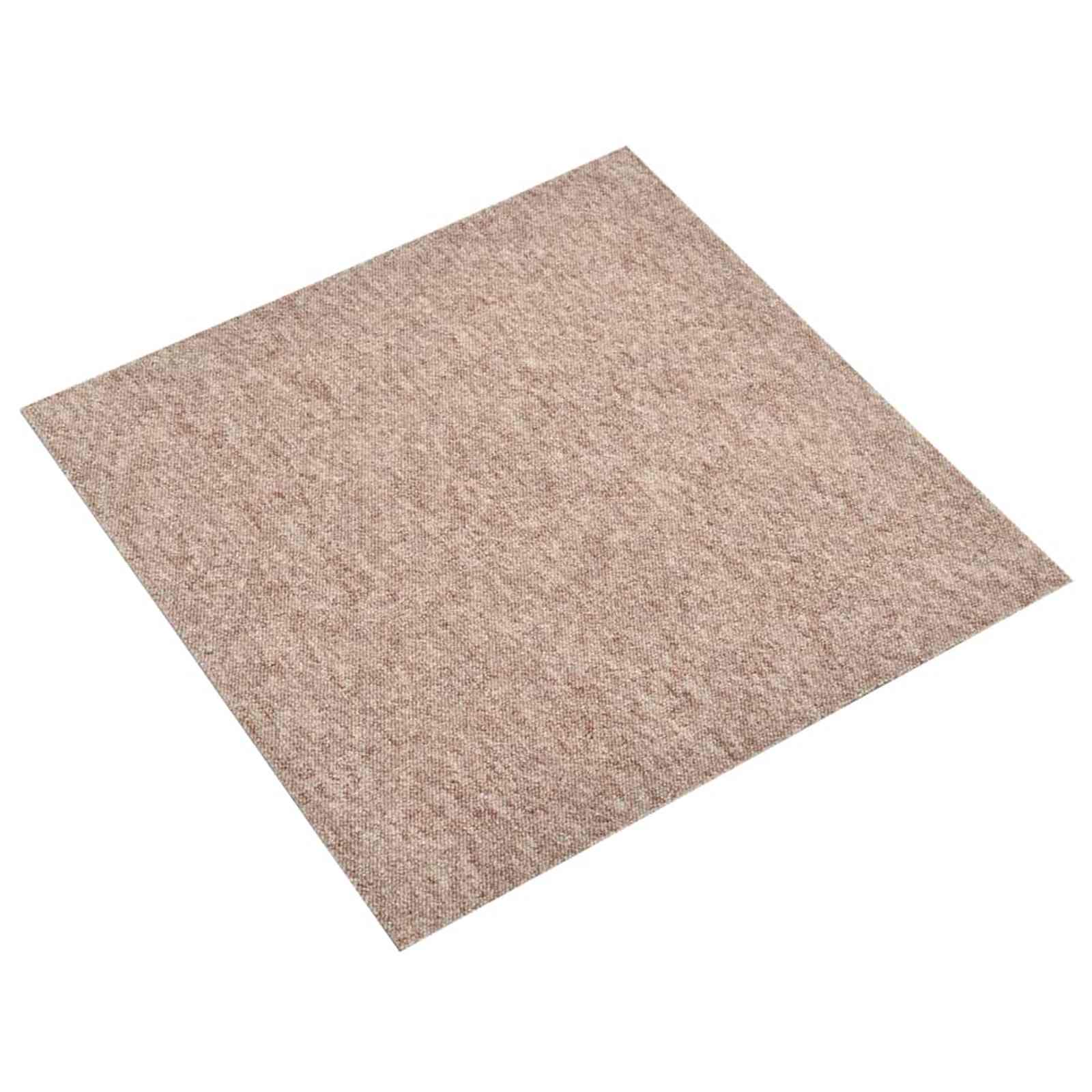 42046752_1.jpg vidaXL Koberec 20 pcs Béžová 50 x 50 cm 100% polypropylén – Obrázok 1