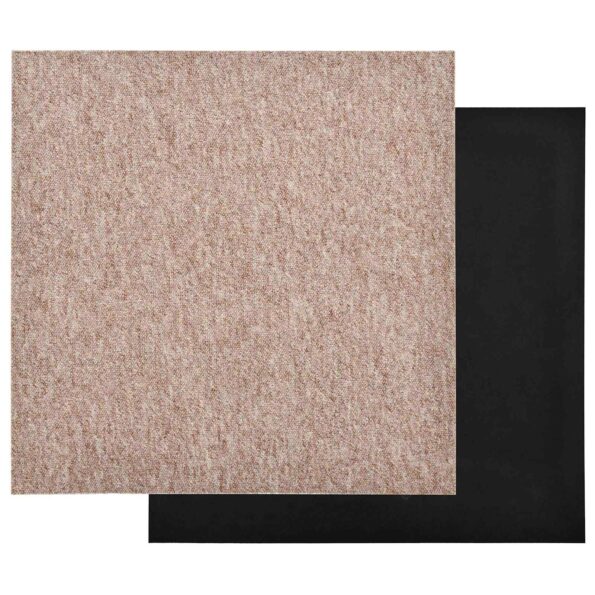 vidaXL Koberec 20 pcs Béžová 50 x 50 cm 100% polypropylén – Obrázok 3