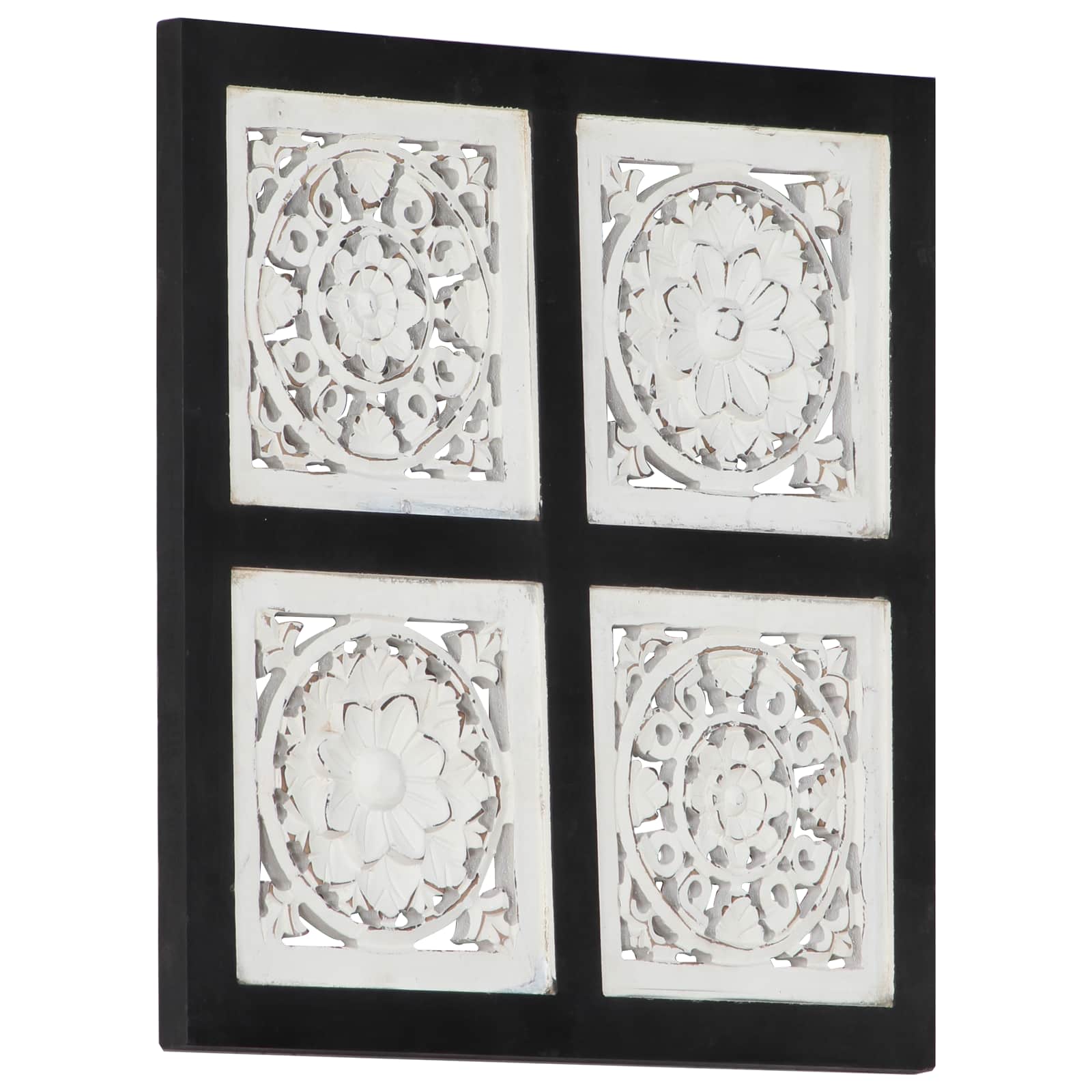 42046758_1.jpg vidaXL Umenie dekorácia Čierna a biela 40 x 40 x 1,5 cm – Obrázok 1