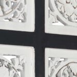 vidaXL Umenie dekorácia Čierna a biela 40 x 40 x 1,5 cm – Obrázok 2