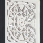 vidaXL Umenie dekorácia Čierna a biela 40 x 40 x 1,5 cm – Obrázok 3