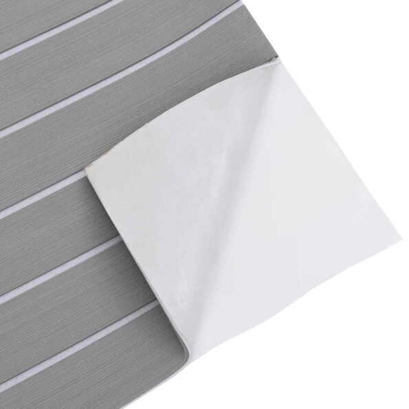 vidaXL Loďová podložka Pruhovaný Svetlo šedá a biela 240 x 60 cm EVA – Obrázok 4