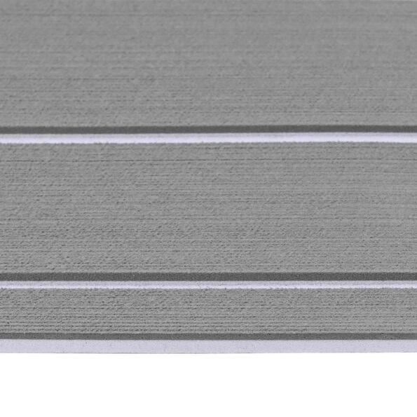 vidaXL Loďová podložka Pruhovaný Svetlo šedá a biela 240 x 60 cm EVA – Obrázok 7