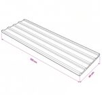 vidaXL Strešný panel 12 pcs Biely 129 x 45 cm Pozinkovaná oceľ – Obrázok 5