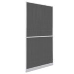 vidaXL Hinged Hmyzová sieť Biela a čierna 100 x 215 cm