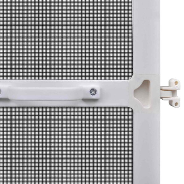 vidaXL Hinged Hmyzová sieť Biela a čierna 100 x 215 cm – Obrázok 7