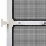 vidaXL Hinged Hmyzová sieť Biela a čierna 100 x 215 cm – Obrázok 8