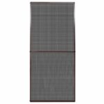 vidaXL Hinged Hmyzová sieť Hnedá a čierna 100 x 215 cm – Obrázok 2